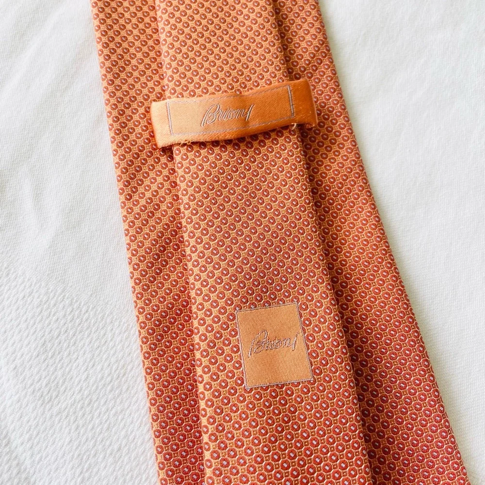 New! BRIONI Silk Tie ITALY